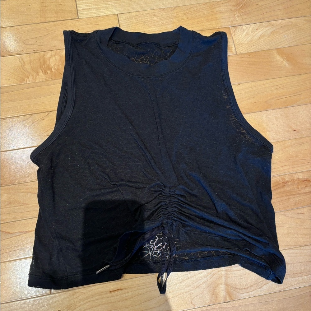 Black Lululemon tank top, size 4